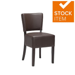 ALTO DINING CHAIRS DARK BROWN WENGE FRAME