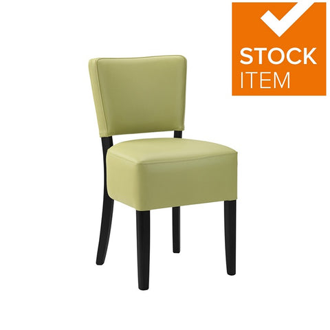 ALTO DINING CHAIRS LIME GREEN BLACK FRAME