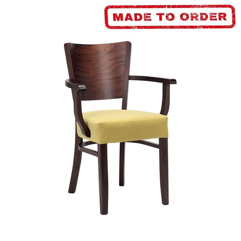 ALTO-MEZZO ARM DINING CHAIRS CHOICE OF LEATHER