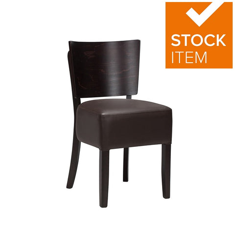 ALTO VB DINING CHAIRS DARK BROWN WENGE FRAME