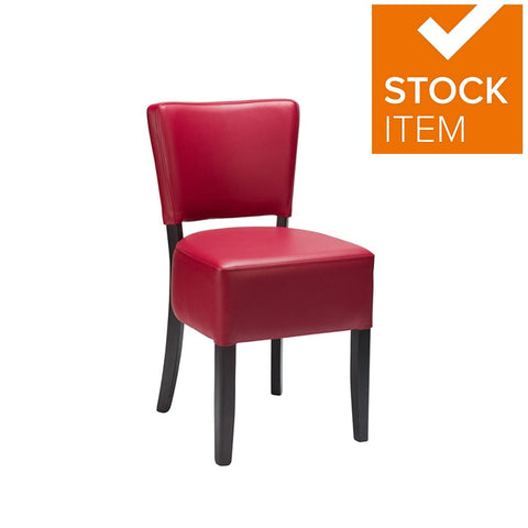 ALTO DINING CHAIRS WINE RED WENGE FRAME