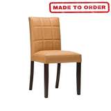 BEAU STITCH DINING CHAIRS CHOICE OF LEATHER