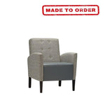 BETTY FLOAT BUTTON DINING CHAIRS CHOICE OF LEATHER