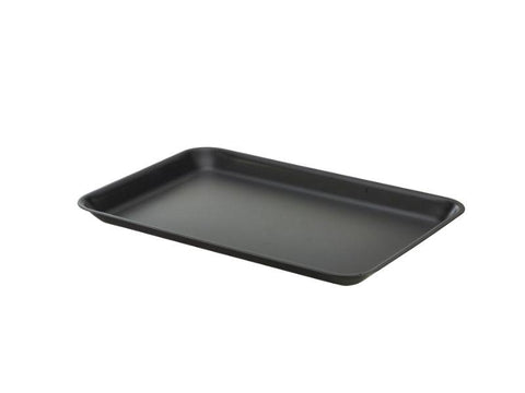 Galvanised Steel Tray 31.5x21.5x2cm Matt Black