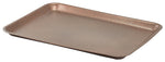 Galvanised Steel Tray 31.5x21.5x2cm Hammered Copper