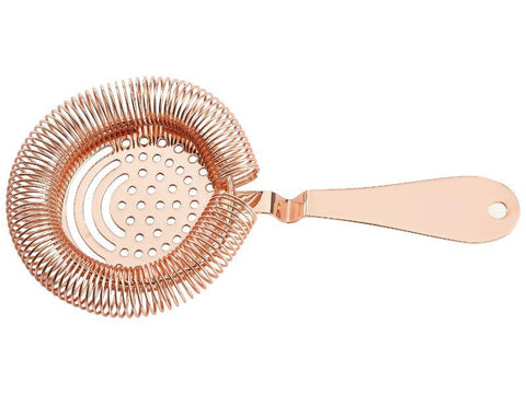 Copper Sprung Premium Julep Strainer