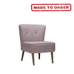 LEO FLOAT BUTTON DINING CHAIRS CHOICE OF LEATHER