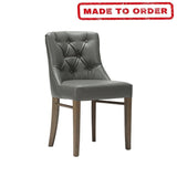 MERANO DEEP BUTTON DINING CHAIRS CHOICE OF LEATHER