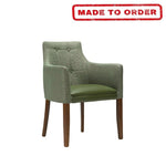 MERANO FLOAT BUTTON DINING CHAIRS CHOICE OF LEATHER