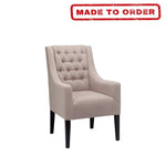 MESSINA DEEP BUTTON DINING CHAIRS CHOICE OF LEATHER