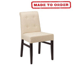 ORIA FLOAT BUTTON DINING CHAIRS CHOICE OF LEATHER