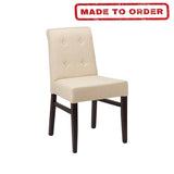 ORIA FLOAT BUTTON DINING CHAIRS CHOICE OF LEATHER