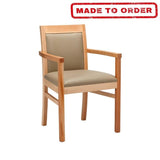 ORTONA ARM DINING CHAIRS CHOICE OF LEATHER