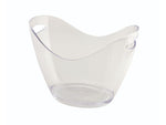 Clear Plastic Champagne Bucket Large