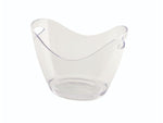 Clear Plastic Champagne/Wine Bucket Small