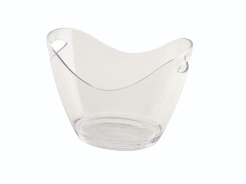 Clear Plastic Champagne/Wine Bucket Small