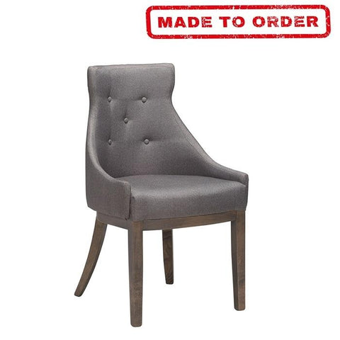 SIENA FLOAT BUTTON DINING CHAIRS CHOICE OF LEATHER