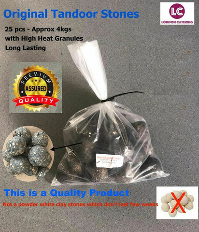 Quality Original Tandoor Stone Tandoori Grill Catering Balls 25 Pcs Clay Oven