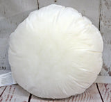 Tandoor Gaddi 12 inch Naan Bread Pillow Tandoori Roti Clay Oven Cushion, White, 30x30x13