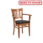 VITO ARM DINING CHAIRS CHOICE OF LEATHER